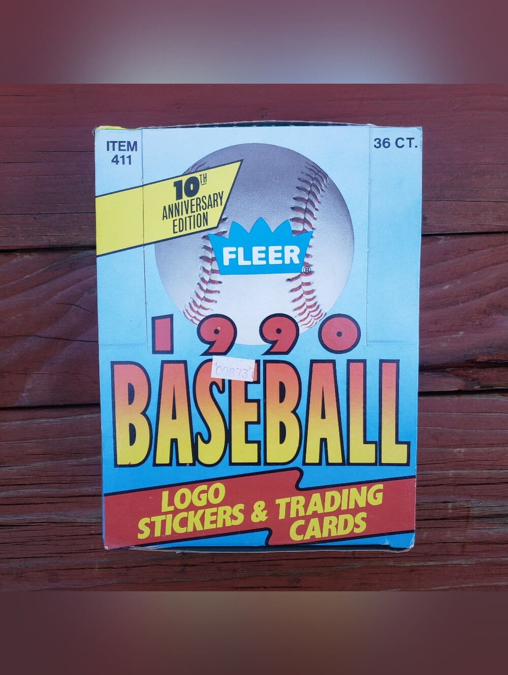 FLEER 1990 Baseball Trading Cards 36 CT. 10th Anniversary Edition